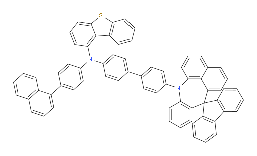N-(4'-(7H-spiro[benzo[f]naphtho[1,8-bc]azepine-12,9'-fluoren]-7-yl)-[1,1'-biphenyl]-4-yl)-N-(4-(naphthalen-1-yl)phenyl)dibenzo[b,d]thiophen-1-amine