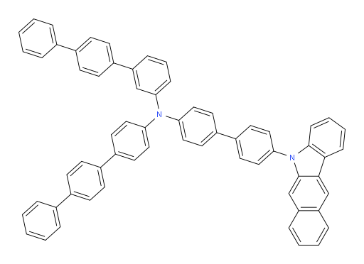 N-(4'-(5H-benzo[b]carbazol-5-yl)-[1,1'-biphenyl]-4-yl)-N-([1,1':4',1''-terphenyl]-4-yl)-[1,1':4',1''-terphenyl]-3-amine