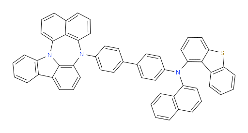 N-(4'-(4H-naphtho[1',8':5,6,7][1,4]diazepino[3,2,1-jk]carbazol-4-yl)-[1,1'-biphenyl]-4-yl)-N-(naphthalen-1-yl)dibenzo[b,d]thiophen-1-amine
