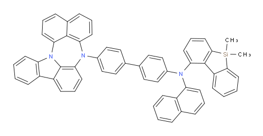 N-(4'-(4H-naphtho[1',8':5,6,7][1,4]diazepino[3,2,1-jk]carbazol-4-yl)-[1,1'-biphenyl]-4-yl)-5,5-dimethyl-N-(naphthalen-1-yl)-5H-dibenzo[b,d]silol-1-amine