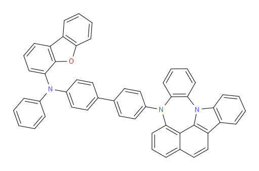 N-(4'-(4H-4,8b-diazaindeno[1,2,3-gh]pleiaden-4-yl)-[1,1'-biphenyl]-4-yl)-N-phenyldibenzo[b,d]furan-4-amine