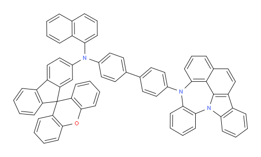 N-(4'-(4H-4,8b-diazaindeno[1,2,3-gh]pleiaden-4-yl)-[1,1'-biphenyl]-4-yl)-N-(naphthalen-1-yl)spiro[fluorene-9,9'-xanthen]-2-amine