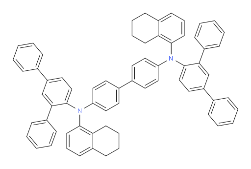 N4,N4'-di([1,1':3',1''-terphenyl]-4'-yl)-N4,N4'-bis(5,6,7,8-tetrahydronaphthalen-1-yl)-[1,1'-biphenyl]-4,4'-diamine