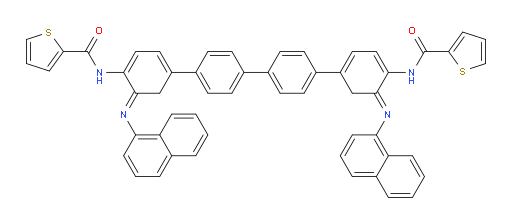 N,N'-((3E,3'''E)-3,3'''-bis(naphthalen-1-ylimino)-2,2''',3,3'''-tetrahydro-[1,1':4',1'':4'',1'''-quaterphenyl]-4,4'''-diyl)bis(thiophene-2-carboxamide)
