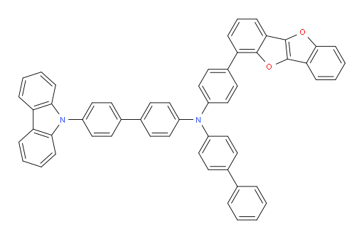 N-([1,1'-biphenyl]-4-yl)-N-(4-(benzofuro[3,2-b]benzofuran-1-yl)phenyl)-4'-(9H-carbazol-9-yl)-[1,1'-biphenyl]-4-amine