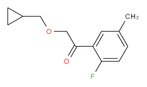 2-(cyclopropylmethoxy)-1-(2-fluoro-5-methylphenyl)ethanone