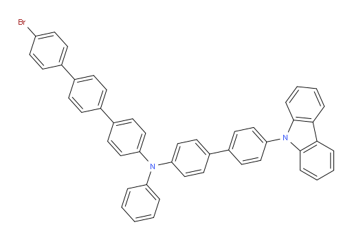 N-(4'-(9H-carbazol-9-yl)-[1,1'-biphenyl]-4-yl)-4''-bromo-N-phenyl-[1,1':4',1''-terphenyl]-4-amine
