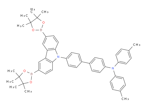 4'-(3,6-bis(4,4,5,5-tetramethyl-1,3,2-dioxaborolan-2-yl)-9H-carbazol-9-yl)-N,N-di-p-tolyl-[1,1'-biphenyl]-4-amine