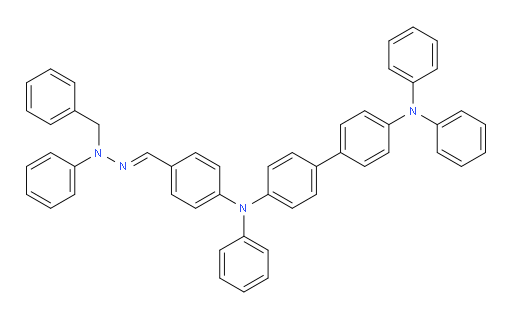 (E)-N4-(4-((2-benzyl-2-phenylhydrazono)methyl)phenyl)-N4,N4',N4'-triphenyl-[1,1'-biphenyl]-4,4'-diamine