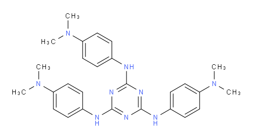 N2,N4,N6-tris(4-(dimethylamino)phenyl)-1,3,5-triazine-2,4,6-triamine