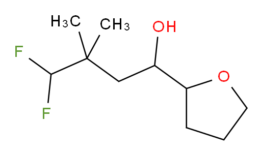 4,4-difluoro-3,3-dimethyl-1-(tetrahydrofuran-2-yl)butan-1-ol