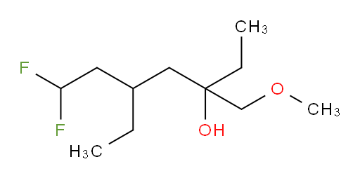 5-ethyl-7,7-difluoro-3-(methoxymethyl)heptan-3-ol