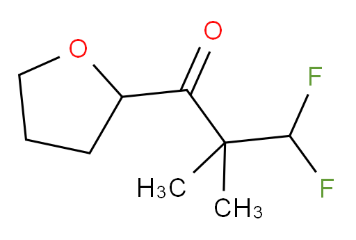 3,3-difluoro-2,2-dimethyl-1-(tetrahydrofuran-2-yl)propan-1-one