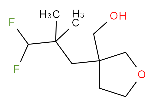(3-(3,3-difluoro-2,2-dimethylpropyl)tetrahydrofuran-3-yl)methanol
