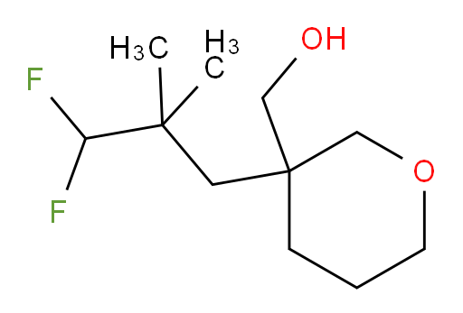 (3-(3,3-difluoro-2,2-dimethylpropyl)tetrahydro-2H-pyran-3-yl)methanol