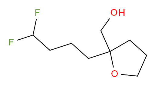 (2-(4,4-difluorobutyl)tetrahydrofuran-2-yl)methanol