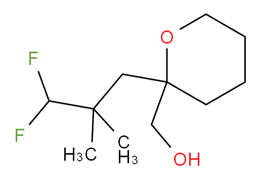 (2-(3,3-difluoro-2,2-dimethylpropyl)tetrahydro-2H-pyran-2-yl)methanol
