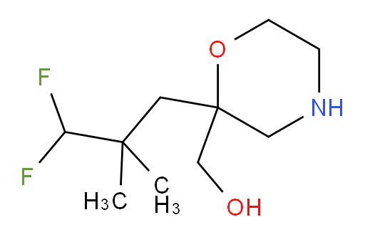 (2-(3,3-difluoro-2,2-dimethylpropyl)morpholin-2-yl)methanol