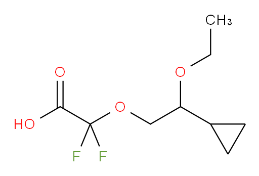 2-(2-cyclopropyl-2-ethoxyethoxy)-2,2-difluoroacetic acid
