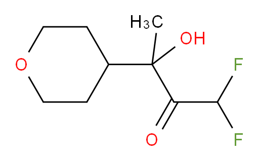 1,1-difluoro-3-hydroxy-3-(tetrahydro-2H-pyran-4-yl)butan-2-one