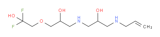 1-(allylamino)-3-((3-(2,2-difluoro-2-hydroxyethoxy)-2-hydroxypropyl)amino)propan-2-ol