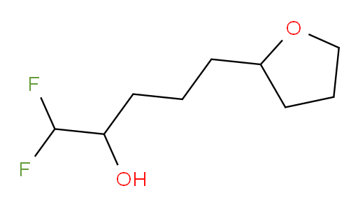 1,1-difluoro-5-(tetrahydrofuran-2-yl)pentan-2-ol