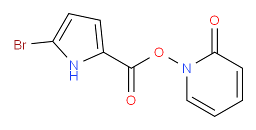 2-oxopyridin-1(2H)-yl 5-bromo-1H-pyrrole-2-carboxylate