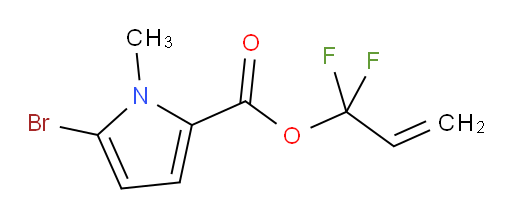 1,1-difluoroallyl 5-bromo-1-methyl-1H-pyrrole-2-carboxylate