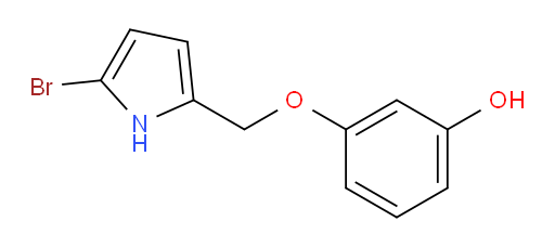 3-((5-bromo-1H-pyrrol-2-yl)methoxy)phenol