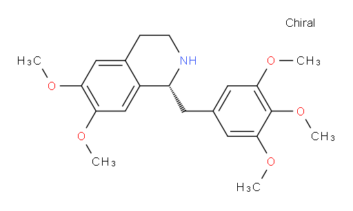 (R)-6,7-dimethoxy-1-(3,4,5-trimethoxybenzyl)-1,2,3,4-tetrahydroisoquinoline