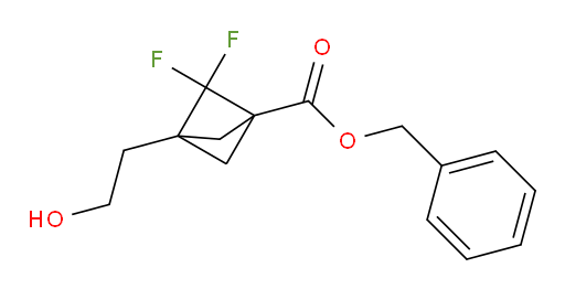 Phenylmethyl 2,2-difluoro-3-(2-hydroxyethyl)bicyclo[1.1.1]pentane-1-carboxylate