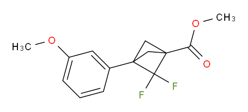 Methyl 2,2-difluoro-3-(3-methoxy-phenyl)bicyclo[1.1.1]pentane-1-carboxylate