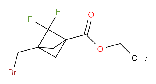 3-Bromomethyl-2,2-difluoro-bicyclo[1.1.1]pentane-1-carboxylic acid ethyl ester