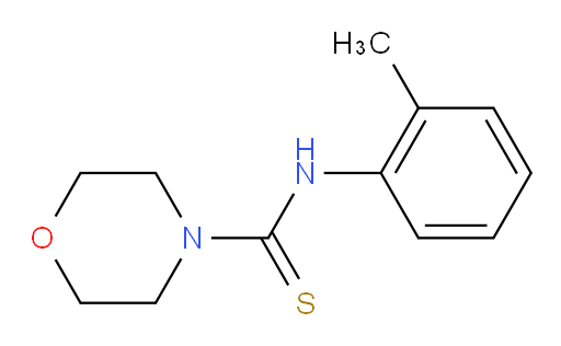 N-(2-Methylphenyl)-4-morpholinecarbothioamide (ACI)