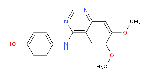 4-(4′-Hydroxyphenyl)amino-6,7-dimethoxyquinazoline