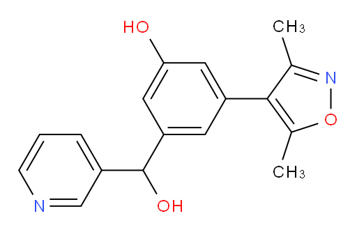 α-[3-(3,5-Dimethyl-4-isoxazolyl)-5-hydroxyphenyl]-3-pyridinemethanol (ACI)