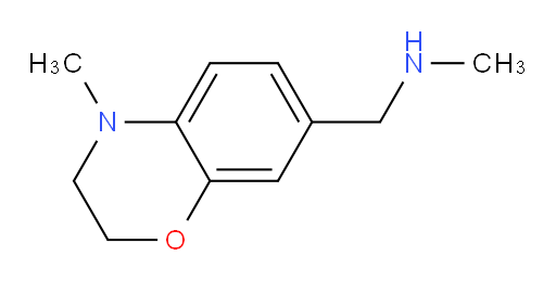 3,4-Dihydro-N,4-dimethyl-2H-1,4-benzoxazine-7-methanamine (ACI)