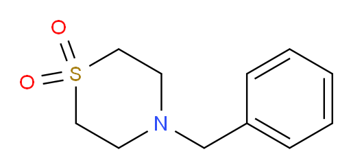 Thiomorpholine, 4-(phenylmethyl)-, 1,1-dioxide (9CI, ACI)