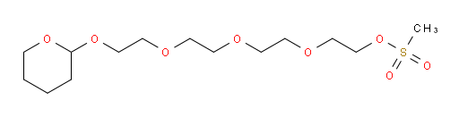 Ethanol, 2-[2-[2-[2-[(tetrahydro-2H-pyran-2-yl)oxy]ethoxy]ethoxy]ethoxy]-, 1-methanesulfonate (ACI)