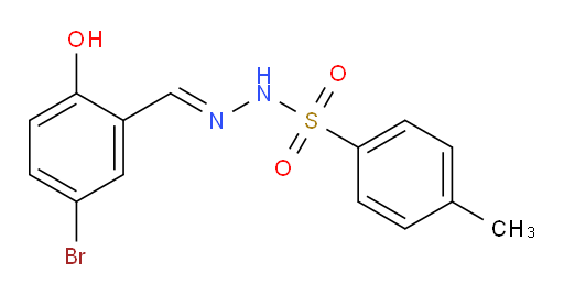 4-Methylbenzenesulfonic acid 2-[(5-bromo-2-hydroxyphenyl)methylene]hydrazide (ACI)