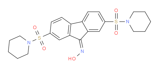 2,7-Bis(1-piperidinylsulfonyl)-9H-fluoren-9-one oxime (ACI)