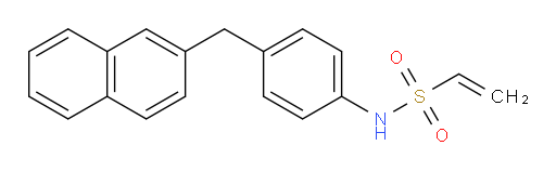 N-[4-(2-Naphthalenylmethyl)phenyl]ethenesulfonamide (ACI)
