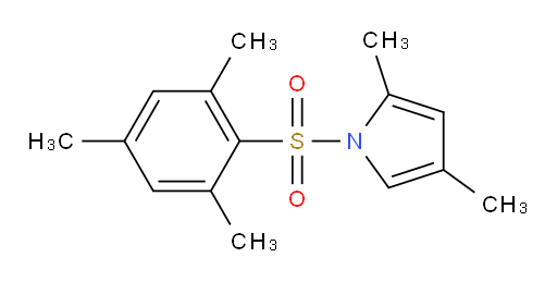 2,4-Dimethyl-1-[(2,4,6-trimethylphenyl)sulfonyl]-1H-pyrrole (ACI)