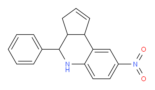 3a,4,5,9b-Tetrahydro-8-nitro-4-phenyl-3H-cyclopenta[c]quinoline (ACI)