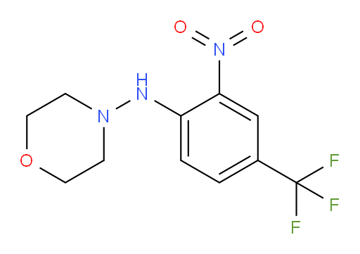 N-[2-Nitro-4-(trifluoromethyl)phenyl]-4-morpholinamine (ACI)