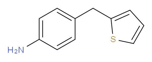 4-(2-Thienylmethyl)benzenamine (ACI)