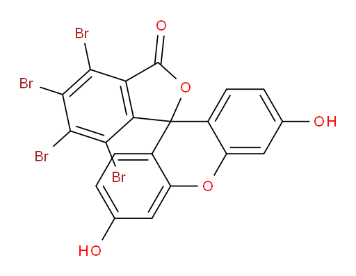 4,5,6,7-Tetrabromo-3′,6′-dihydroxyspiro[isobenzofuran-1(3H),9′-[9H]xanthen]-3-one (ACI)