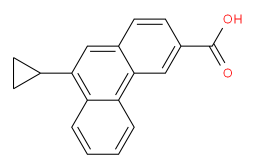 9-Cyclopropyl-3-phenanthrenecarboxylic acid (ACI)