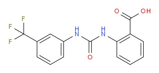 2-[[[[3-(Trifluoromethyl)phenyl]amino]carbonyl]amino]benzoic acid (ACI)