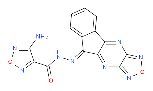 4-Amino-1,2,5-oxadiazole-3-carboxylic acid 2-(9H-indeno[1,2-e][1,2,5]oxadiazolo[3,4-b]pyrazin-9-ylidene)hydrazide (ACI)